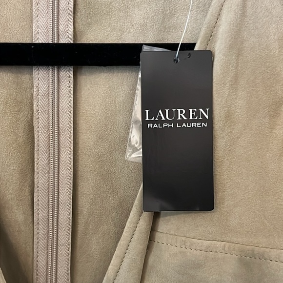 Lauren Ralph Lauren Black Label Women’s Tan Suede Fit & Flare Dress Size 12 - Picture 14 of 15